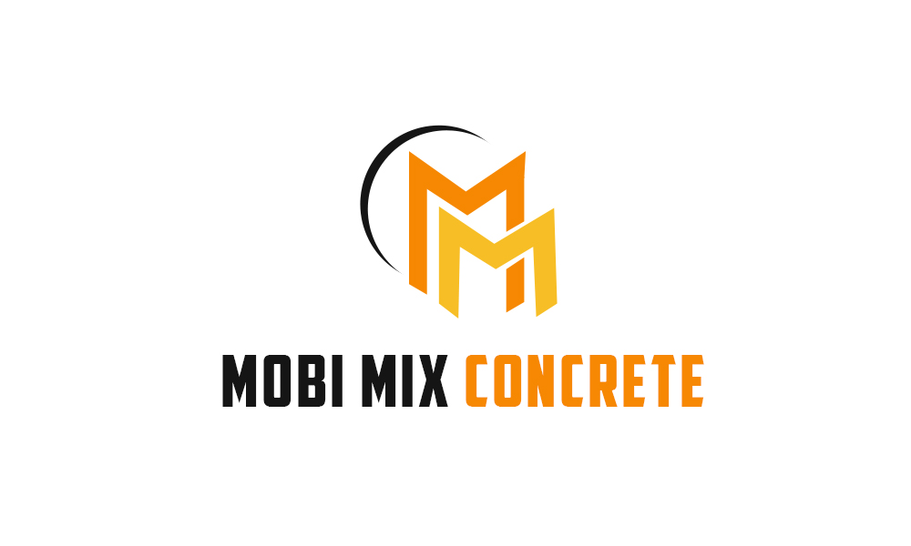 Mobi Mix Concrete Logo Design