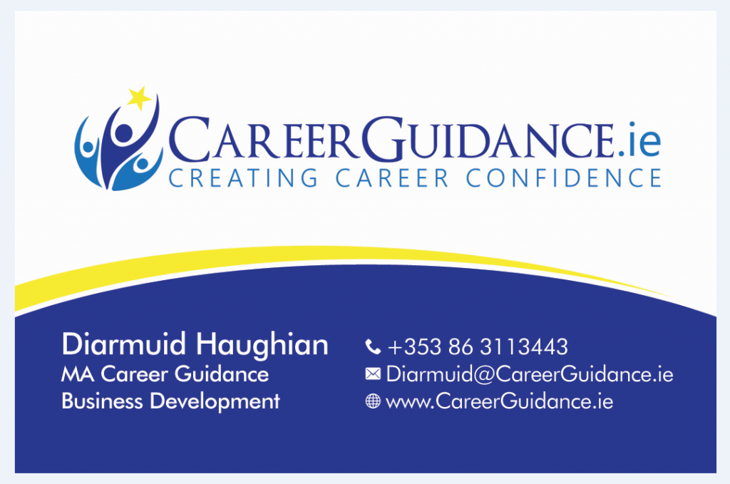 Career Guidance Business Card Front