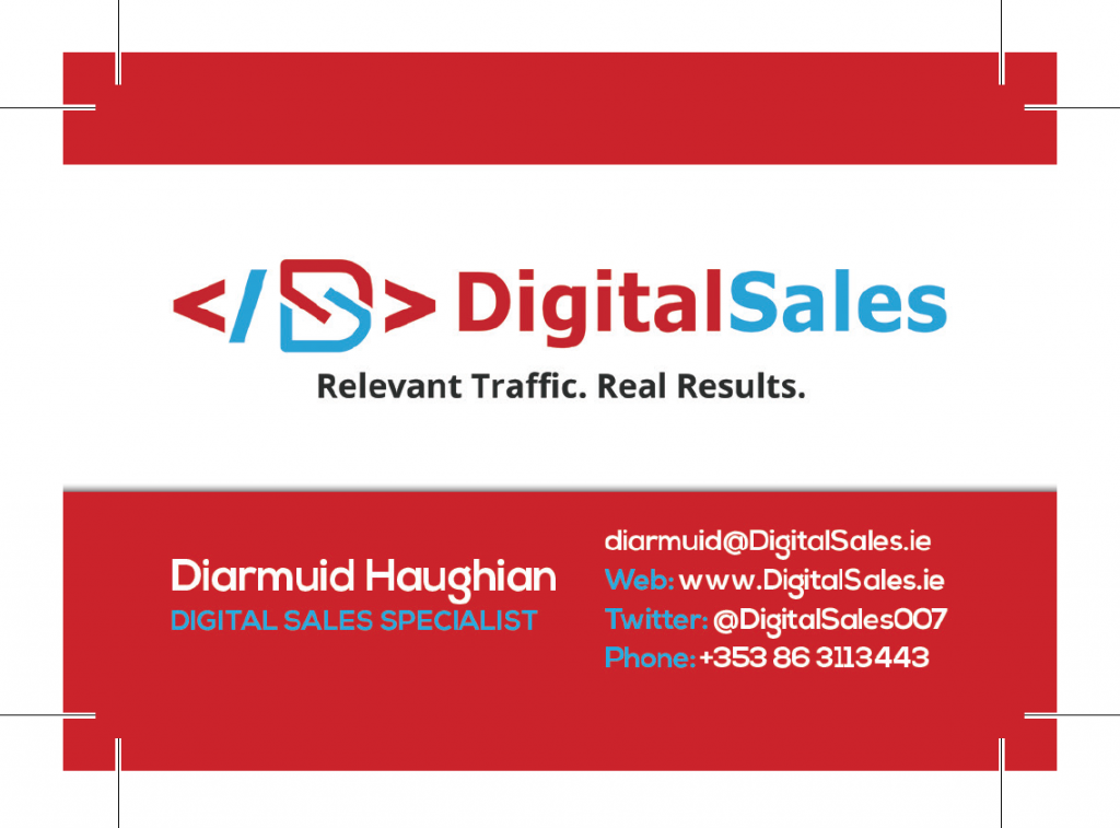 Digital Sales Business Card Front