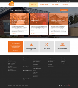 Tuath Housing - Homepage First Draft