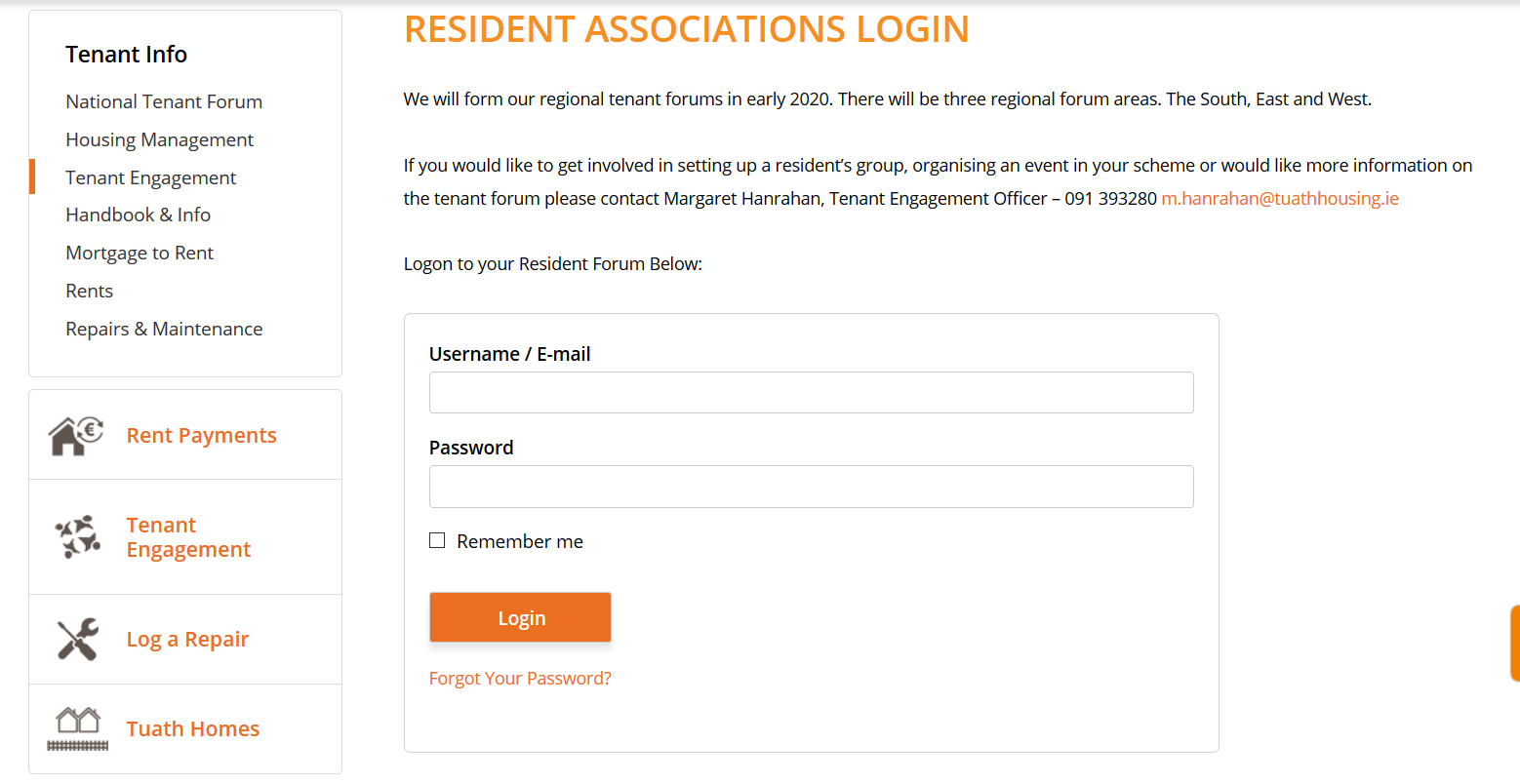 Tuath Housing Launch an Intranet for their Resident Groups